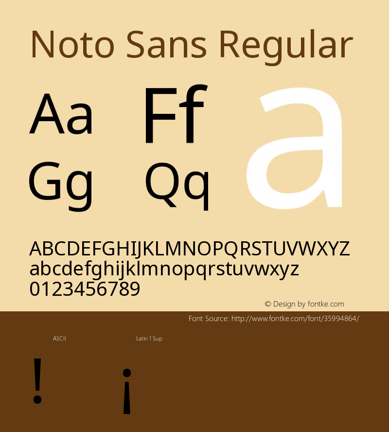 Noto Sans Regular Version 2.000;GOOG;noto-source:20170915:90ef993387c0 Font Sample